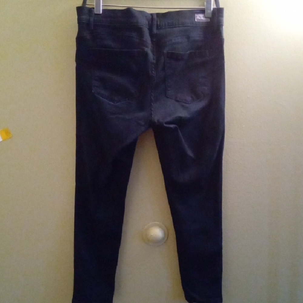 Womans 8S Juicy Couture Black Skinny Jeans Sleek Fit Stretch - Picture 2 of 4